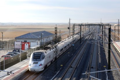 Estación de alta velocidad de Medina del Campo, imagen de archivo.