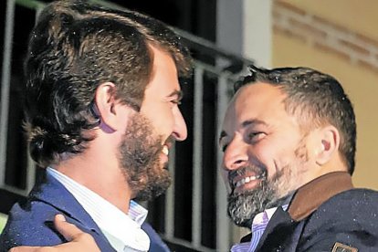 Gallardo y Santiago Abascal.