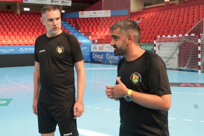 Primer entrenamiento del Caja Rural Aula con Salva Puig de entrenador