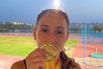 La atleta María Viciosa