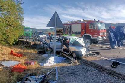 Accidente en León que dejó dos fallecidas