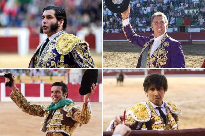 Roca Rey, Emilio de Justo, Pablo Hermoso de Mendoza y Morante de la Puebla se suben al ruedo de Valladolid durante la fiestas