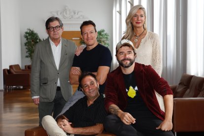 Viteri, Cañas y Carvajal junto a Magdalena y Rovalher, en el Calderón