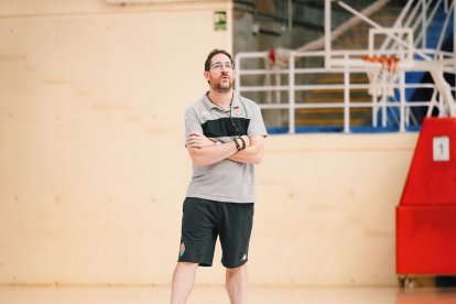 Lolo Encinas durante un entrenamiento