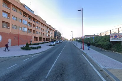 Avenida de Soria en La Cistérniga, que contará con dos nuevas paradas de bus a partir de este viernes.