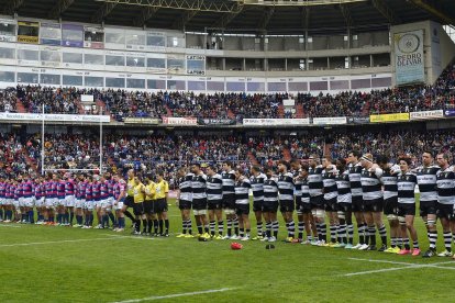 Final VRAC-El Salvador de la Copa del Rey 2016, con el estadio Zorrilla lleno gracias a 25.000 espectadores.