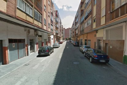 Calle Cartagena en Las Delicias, una de las vías que será reurbanizada.