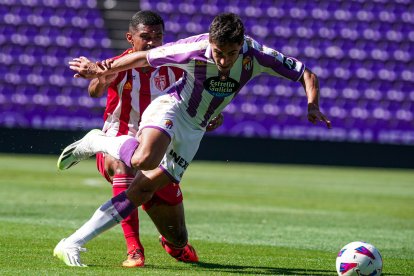 Imagen del Real Valladolid-AVS jugado el agosto de 2023.