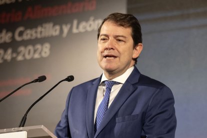 El presidente de la Junta de Castilla y León, Alfonso Fernández Mañueco.