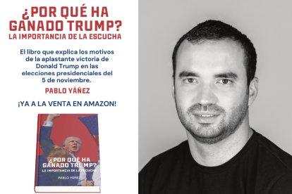 El vallisoletano Pablo Yáñez junto al libro que acaba de publicar