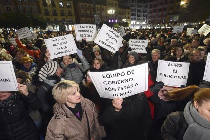 Manifestación ‘Burgos por la convivencia’.