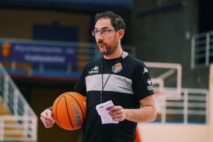 Lolo Encinas durante un entrenamiento