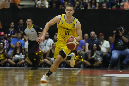 Hansel Atencia, con la camiseta de Colombia.