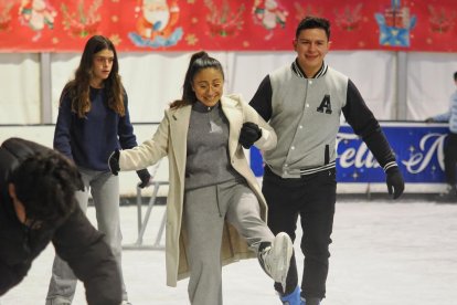 Pista de hielo de acera Recoletos