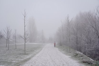 Frío y niebla en Valladolid en una imagen de archivo