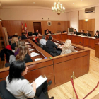 Imagen de archivo de un juicio con un tribunal de jurado en la Audiencia Provincial de Valladolid.-DM
