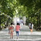 Segunda ola de calor en Valladolid en la zona de Plaza Zorrilla y Campo Grande.- PHOTOGENIC