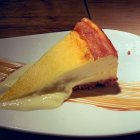 Foto de una tarta de queso. -TWITTER.