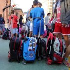 Vuelta al cole en el centro Gonzalo de Córdoba de Valladolid.-ICAL