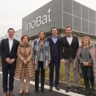 Visita de Óscar Puente y la ministras Reyes Maroto a Inobat en Bratislava. E. M.