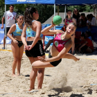 Final femenina del ‘Arena Ciudad de Valladolid’ entre Gornazo Beach y Marea Azul. / MONTSE ÁLVAREZ