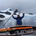 El vallisoletano Antonio de la Rosa en su nueva expedición a la Antártida