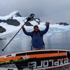 El vallisoletano Antonio de la Rosa en su nueva expedición a la Antártida