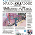 Portada de Diario de Valladolid del 9 de abril