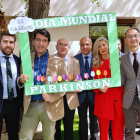 El alcalde de Valladolid, Jesús Julio Carnero, asiste a los actos organizados con motivo del Día Mundial del Párkinson.