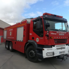 Camión de bomberos de la Diputación de Valladolid.