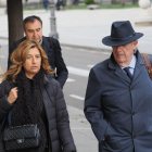 Llegada de acusados y abogados a declarar a la Audiencia Provincial de Valladolid por el caso 'Perla Negra'