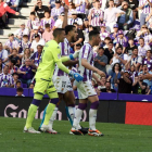 Masip durante el choque ante el Espanyol