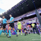 Masip salta al campo en el choque ante el Espanyol