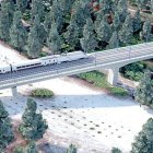 Viaducto sobre la Zona de Especial Conservación ‘Riberas del Adaja y Afluentes’, una de las estructuras que forman parte del proyecto. E. M.
