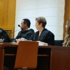 Los dos acusados durante una de las sesiones del juicio en la Audiencia de Valladolid.