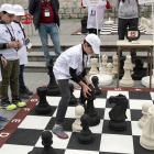 Celebración del torneo escolar de ajedrez 'Pequeños Gigantes' en Valladolid.