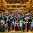 El acto de graduación de la UEMC en el Miguel Delibes