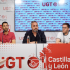 UGT Castilla y León analiza la situación de la plantilla de Intrum tras el ERE presentado por la empresa. Francisco Martín, representante del sindicato en la empresa y secretario ejecutivo de FeSMC UGTCyL.