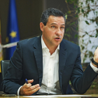 Raúl de la Hoz, portavoz del PP en las Cortes y candidato a las Elecciones Europeas