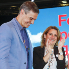 Pedro Sánchez y Teresa Ribera, en una imagen de archivo.