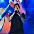 Melendi durante el concierto