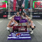Jugadoras del 3x3 del UEMC RVB ganadoras en La Línea de la Concepción