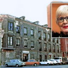 La casa donde nació Concha Velasco y una imagen de archivo de la actriz