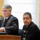 El acusado, en el primer día del juicio.