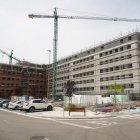 Construcción de viviendas en el nuevo barrio Cuarteles de Artillería y Conde Ansúrez.