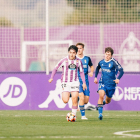 Ortuño, el día de su debut, ante el Oviedo Vetusta.