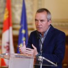 El concejal Ignacio Zarandona durante su intervención en el Ayuntamiento