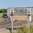 Carteles de justicia por Esther López