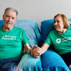 Rafael, enfermo de ELA junto a su mujer Ana