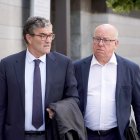 El alcalde de Olmedo, Alfonso Centeno, a su llegada a la Audiencia en la nueva jornada del juicio por el caso de ‘Meseta Ski’